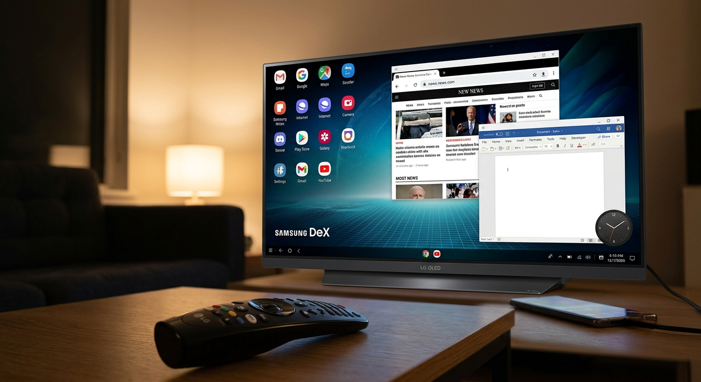 Finalmente! A atualização do Samsung DeX ressuscita o LG Magic Remote e a experiência é incrível